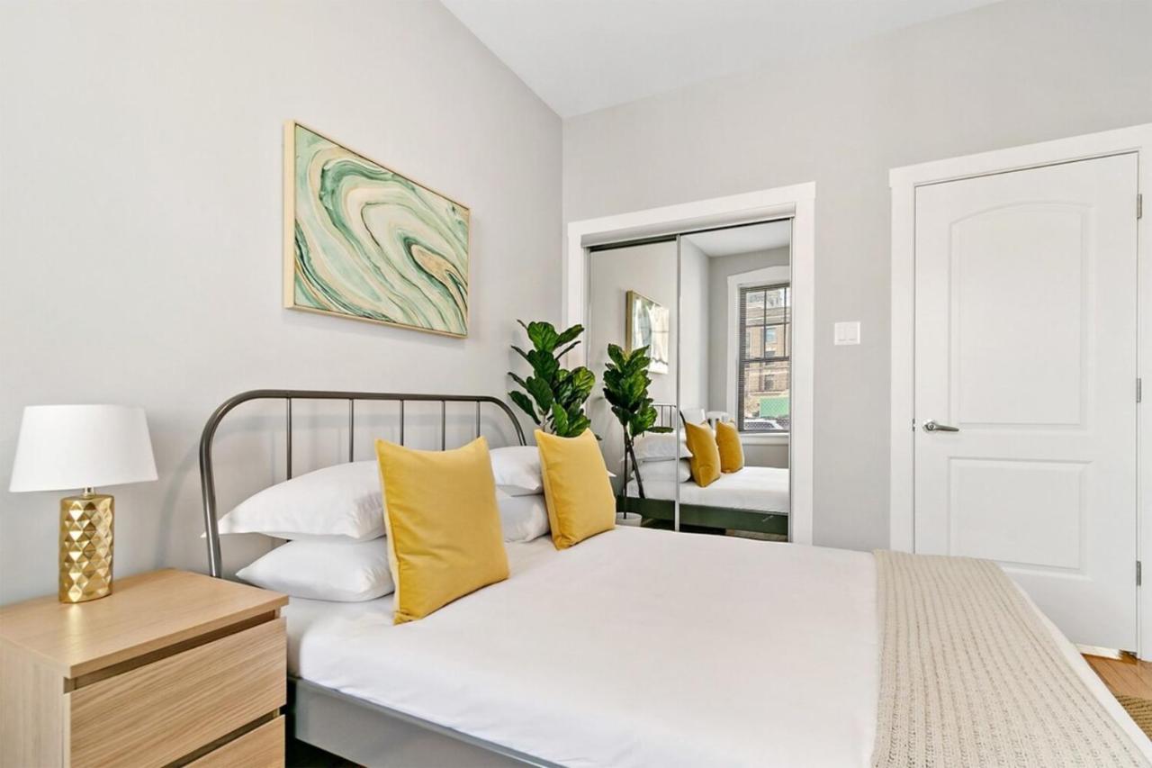 Bright Spacious Apt, Comfy King Bed, 5 Location Chicago Exterior foto